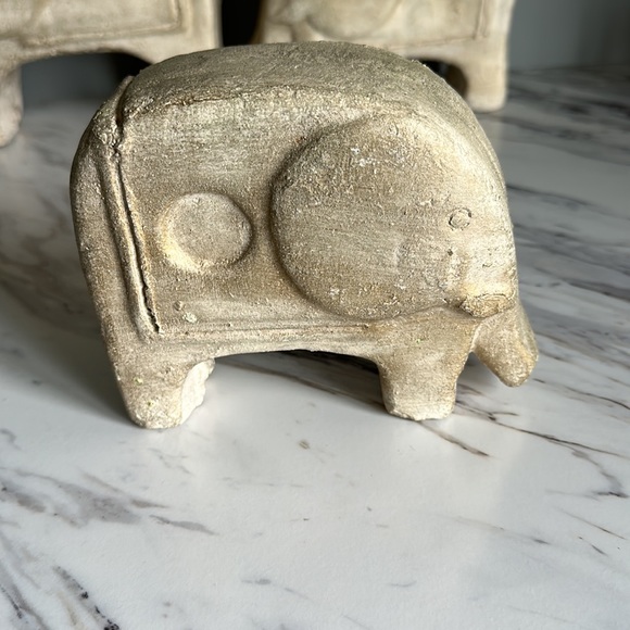 Beautiful Cement Elephants - Picture 10 of 10